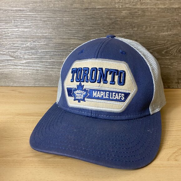 Toronto Maple Leafs Hat Cap Snapback Blue CCM Pro OK'd NHL Hockey - Picture 3 of 10